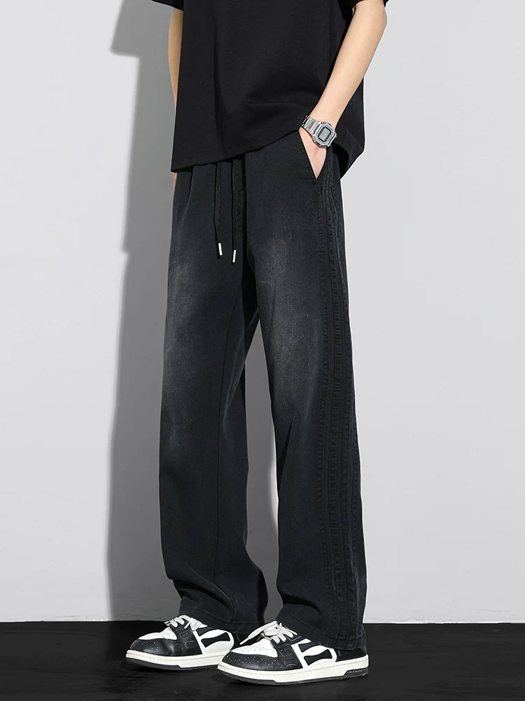 Quần jeans nam thời trang phong cách Mỹ của thương hiệu Jeanswest, mẫu mới xuân thu 2026, chất liệu cao cấp, quần dài casual lót lông cừu.