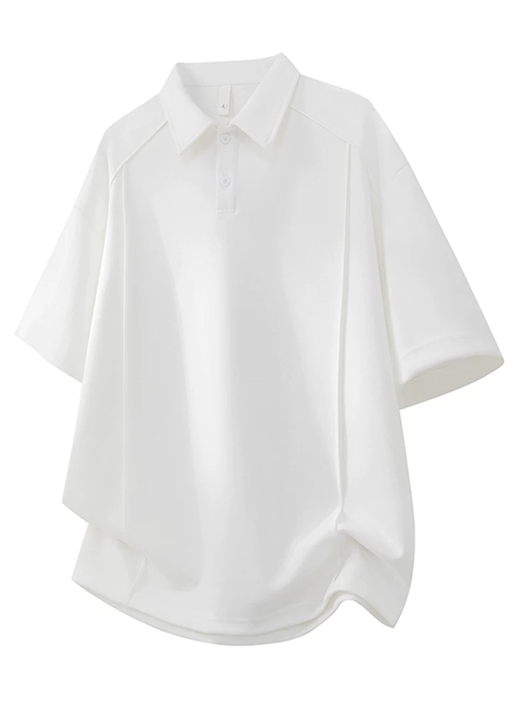 Áo thun nam Jeanswest kiểu Mỹ, màu trơn, thiết kế phá cách, cổ bẻ, chất liệu thoáng khí, thân thiện với da, mát mẻ, kiểu dáng rộng rãi, hợp thời trang mùa hè.
