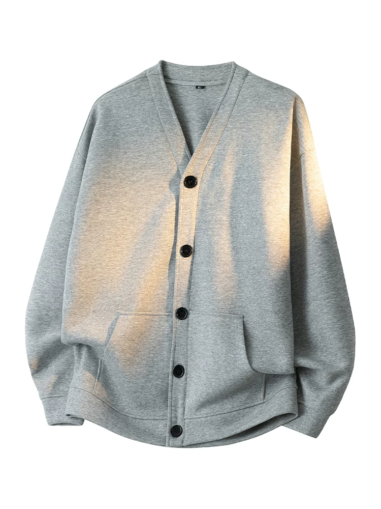 Áo nỉ cài cúc thể thao thông thường của Jeanswest dành cho nam, áo đa năng hợp thời trang cao cấp phong cách Mỹ mùa xuân thu.