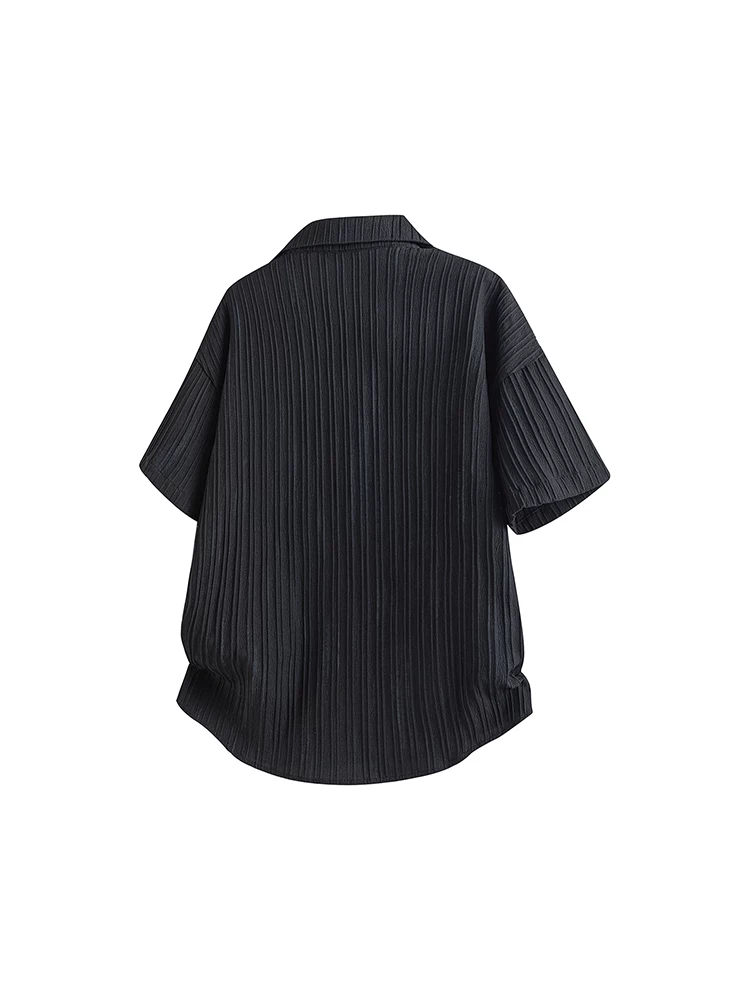 Áo sơ mi nam cổ bẻ sọc kiểu Mỹ của Jeanswest, áo sơ mi nam dáng rộng thoáng khí, thương hiệu thời trang cao cấp mùa xuân hè.