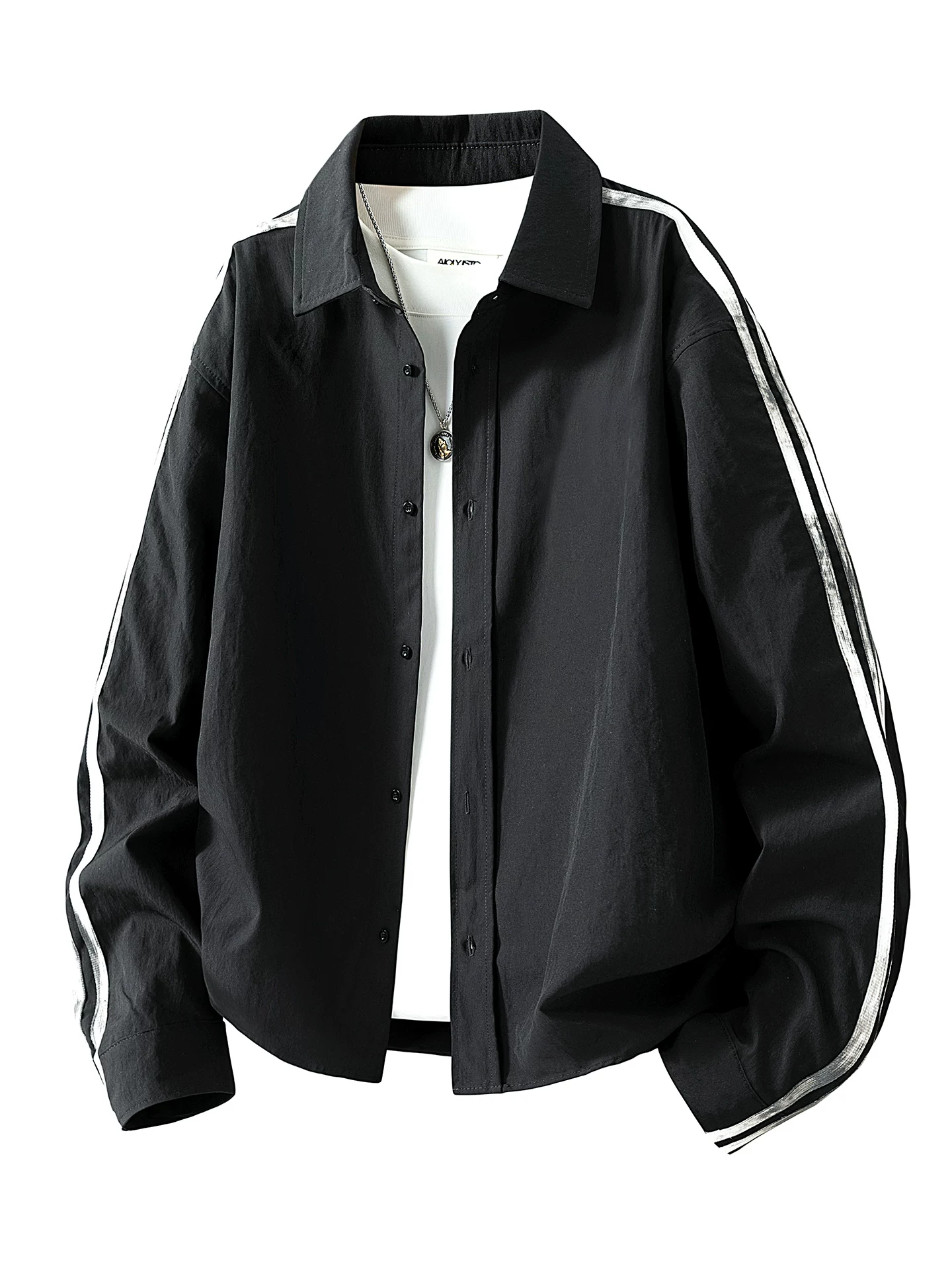 Áo khoác nam Jeanswest sọc kẻ phối màu, kiểu dáng casual thời thượng mùa xuân thu, mang phong cách cao cấp, sành điệu và cá tính.