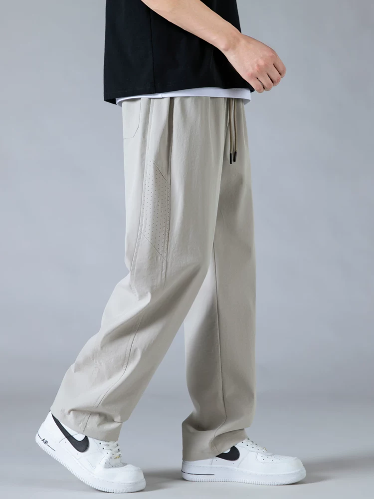 Quần âu nam Jeanswest Ice Silk mỏng, dáng thẳng, phong cách thường ngày, kiểu mới hè 2025, dáng rộng, đa năng, nhanh khô, quần thể thao.