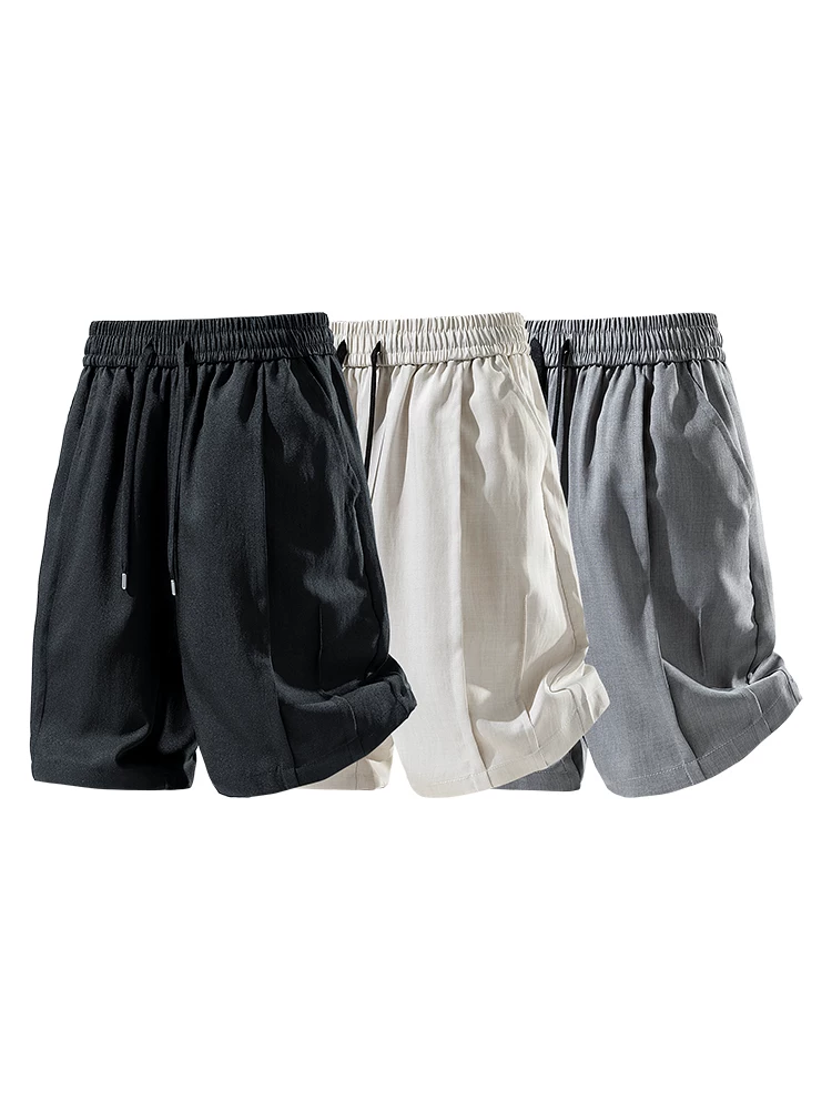 Quần short dây rút dáng rộng thông thường của Jeanswest dành cho nam, quần short năm điểm thể thao thời trang cao cấp mùa xuân hè, thoáng khí, thân thiện với làn da.