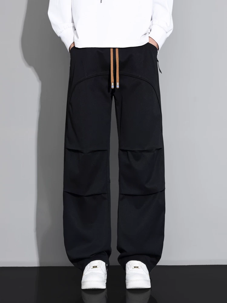 Quần dài ống rộng kiểu Mỹ của Jeanswest dành cho nam, mùa xuân thu, dáng rộng hợp thời trang, cảm giác cao cấp, quần dài ống rộng sành điệu.