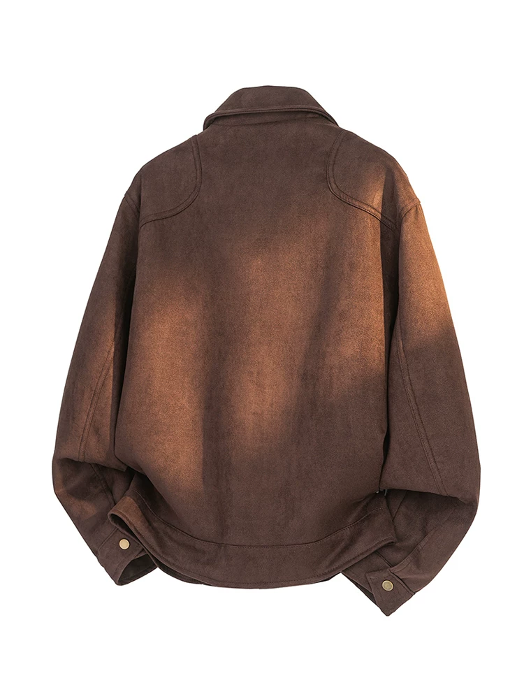 Áo khoác cổ điển kiểu Mỹ của Jeanswest dành cho nam, mùa xuân và mùa thu, dáng rộng, phong cách và cao cấp, áo khoác ngoài thường ngày.