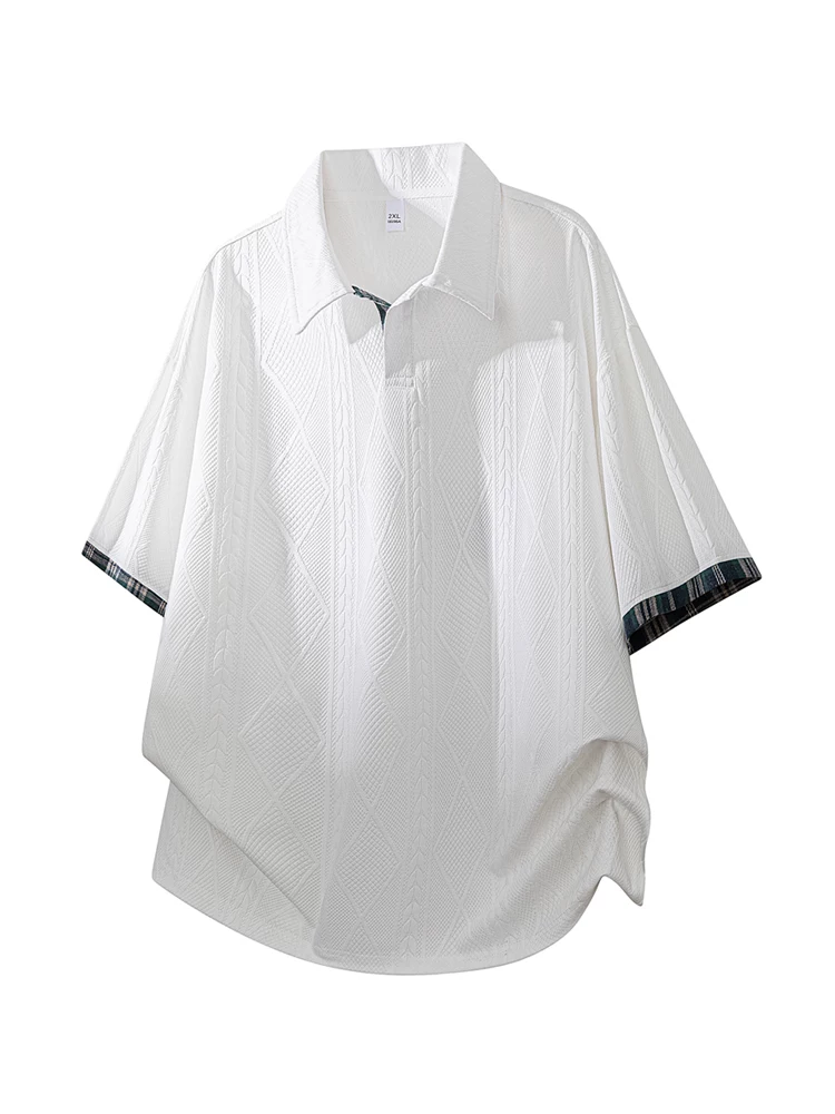 Áo polo nam Jeanswest kiểu Mỹ phối màu jacquard, thương hiệu thời trang mùa hè, chất liệu cao cấp, dáng rộng, tay ngắn thoáng khí.