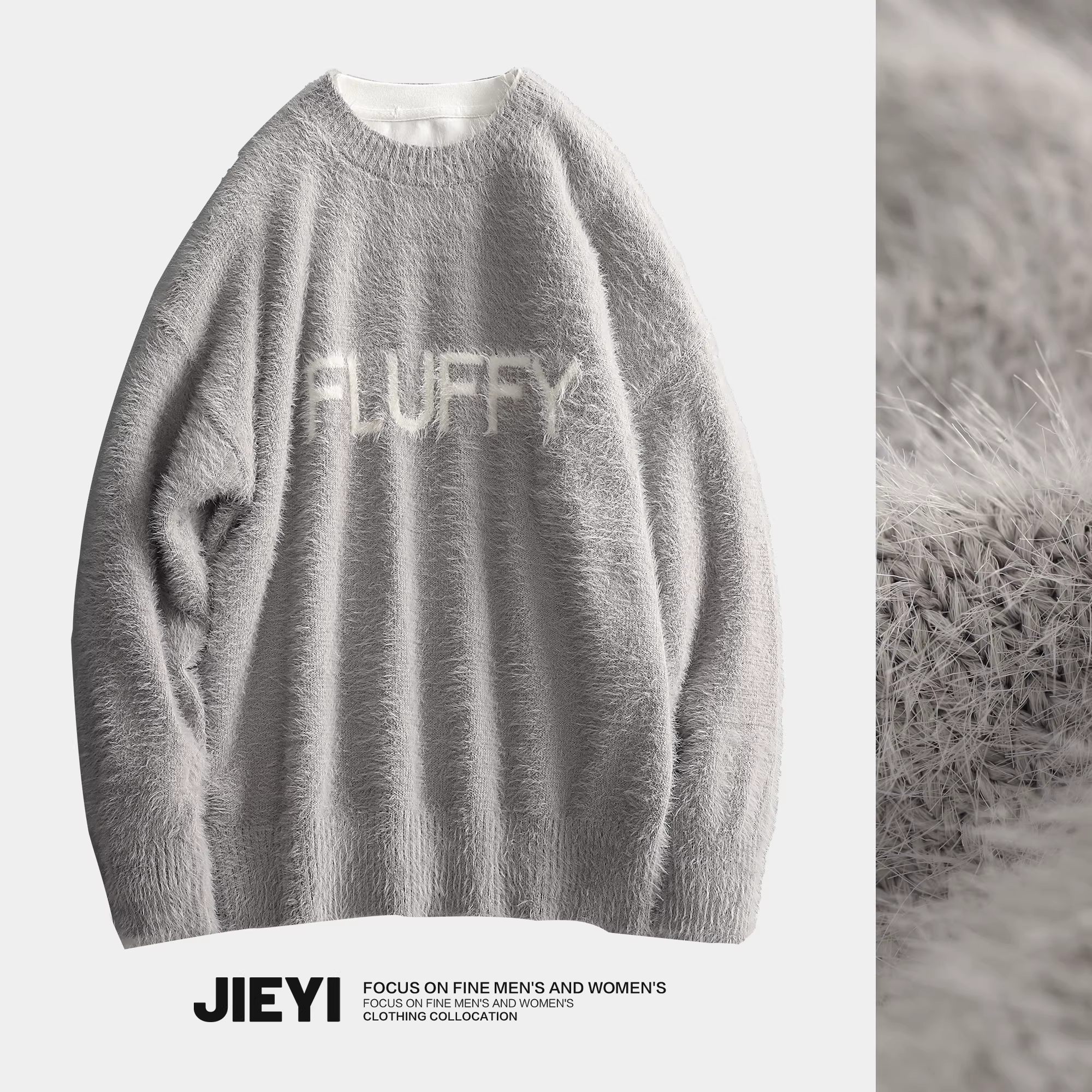 Áo len nam JIEYI chất liệu mềm mại, kiểu dáng thời trang, ấm áp, dệt kim kiểu Anh, viền gân.