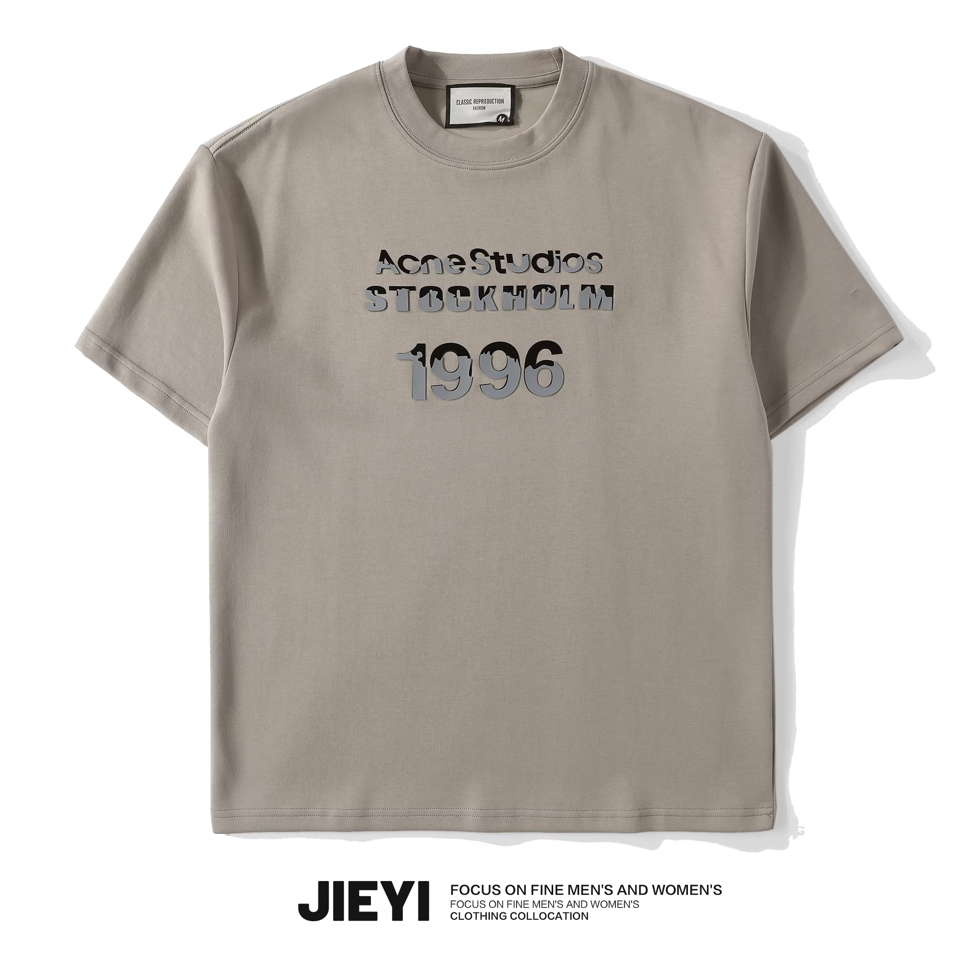 Ưu đãi đặc biệt: Áo thun cao cấp, nhẹ nhàng sang trọng, thời trang màu đất, cổ tròn, tay ngắn, thoáng khí, kiểu dáng trẻ trung và phong cách, phối màu độc đáo dành cho nam.