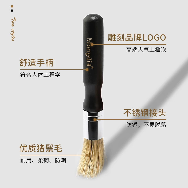 Bàn chải cà phê Mongdio bàn chải làm sạch máy xay gia dụng bàn chải làm sạch máy xay cầm tay cầm tay bàn chải làm sạch bột cà phê