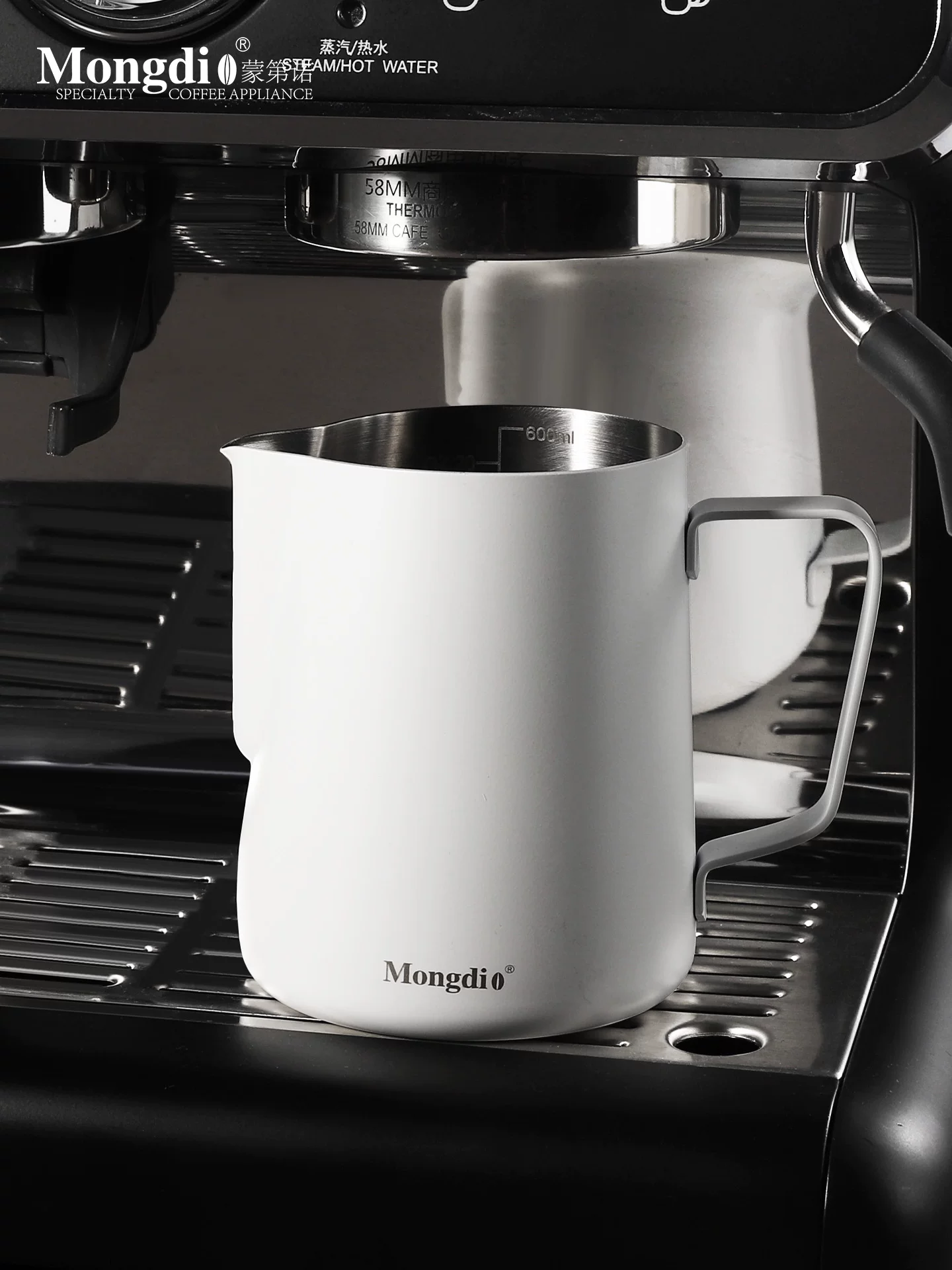 Mongdio latte art bình đựng cà phê latte art cốc sữa tạo bọt bình đựng sữa bằng thép không gỉ chuyên nghiệp Ý latte art dụng cụ
