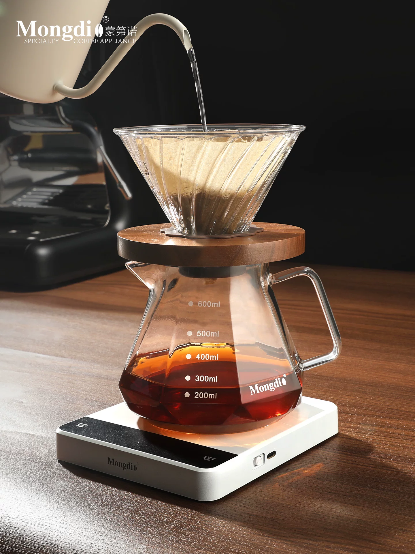 Cân điện tử cà phê Mongdio, cân cà phê, cân điện tử đặc biệt dành cho cà phê pha thủ công của Ý, thiết bị cân hạt cà phê