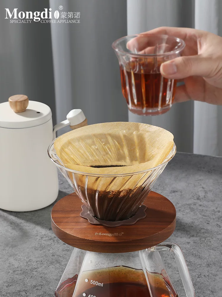 Bộ ấm pha cà phê Mongdio, máy xay cà phê cầm tay, máy pha cà phê quay tay, ấm pha cà phê, dụng cụ pha cà phê