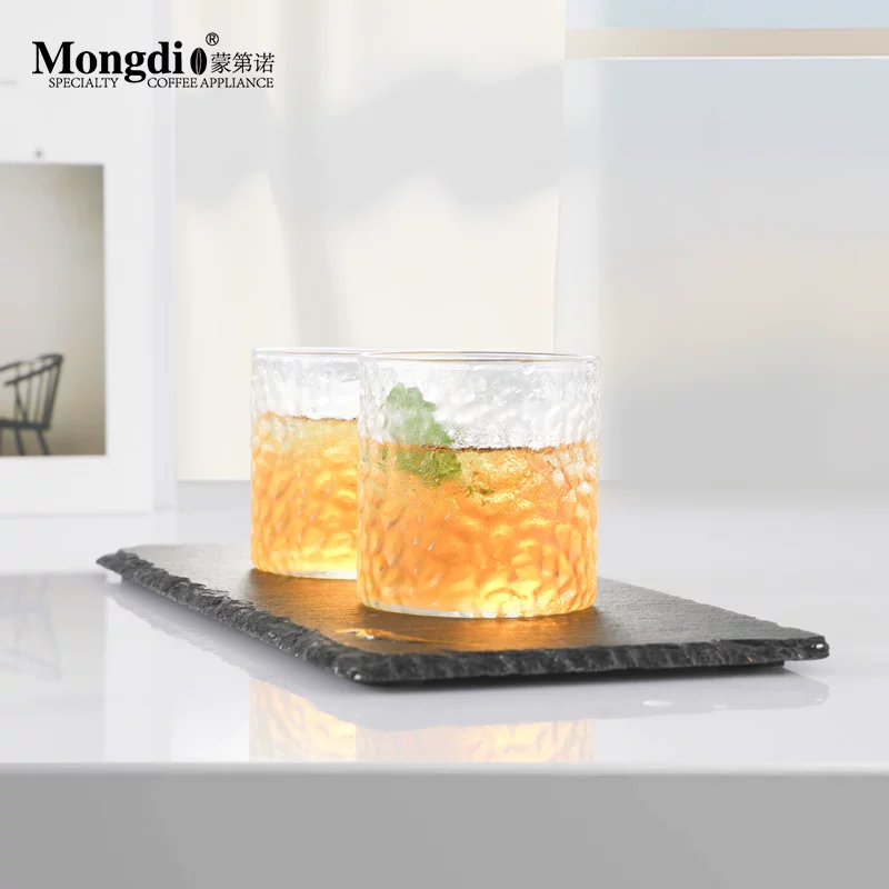 Cốc cà phê thủy tinh Mongdio, Americano đá, cốc cao cấp tinh tế, cốc nếm cà phê pha thủ công, cốc dùng chung