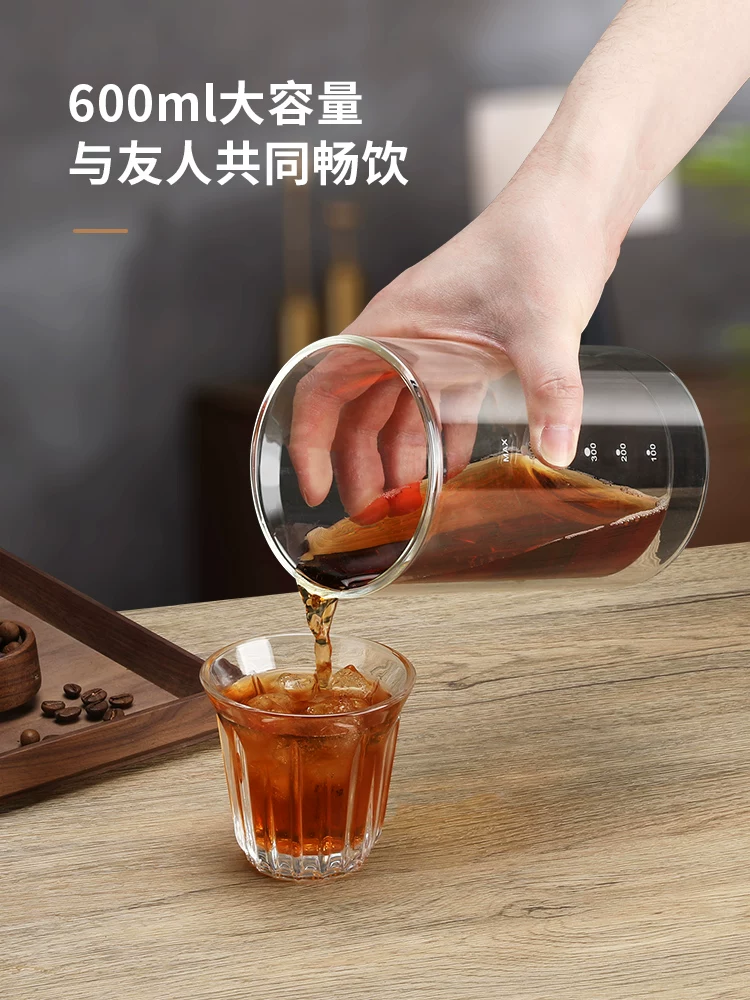 Bộ pha cà phê nhỏ giọt bằng thủy tinh gia dụng, ấm pha cà phê lạnh, bộ pha cà phê thủ công, ấm pha cà phê nhỏ giọt Mongdio