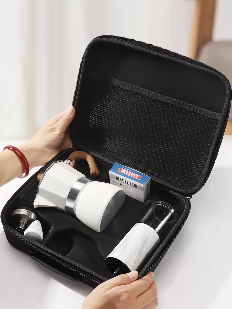 Bộ pha cà phê Moka pot Mongdio, máy xay cà phê cầm tay, máy pha cà phê, bộ lọc cà phê, thiết bị pha cà phê ngoài trời, cắm trại