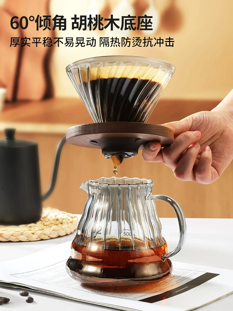 Bộ ấm pha cà phê thủ công Mongdio, máy pha cà phê bằng tay, máy xay cà phê quay tay, bộ dụng cụ lọc cà phê