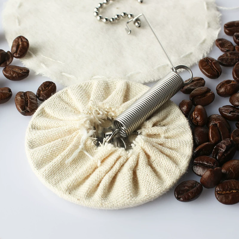 Mongdio siphon bình pha cà phê bộ lọc vải flannel lọc vải lọc lõi lò xo lọc phụ kiện cà phê