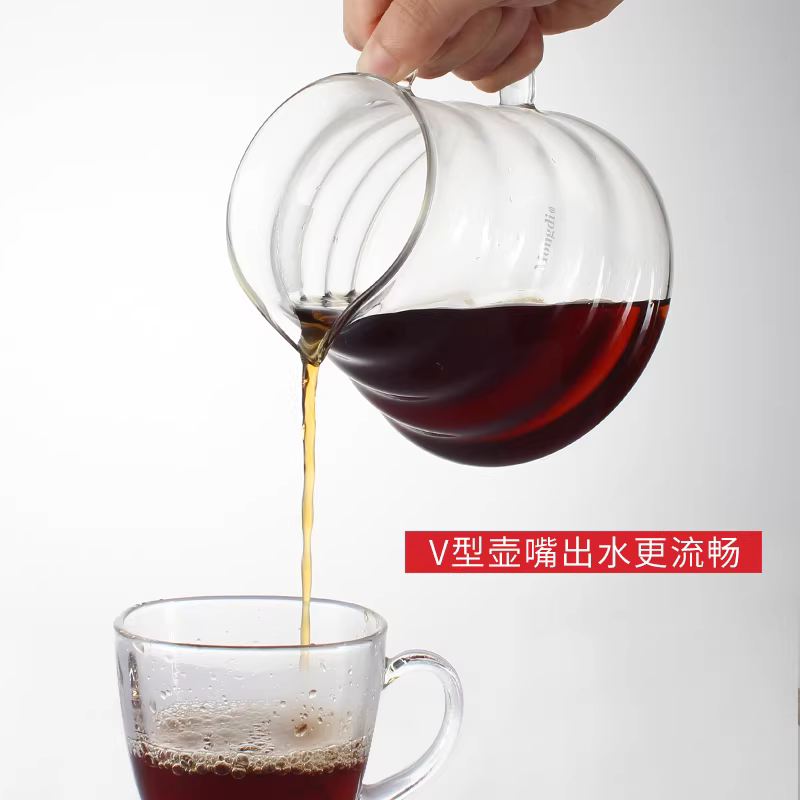 Bộ ấm pha cà phê thủ công bằng thủy tinh chịu nhiệt Mongdio, kiểu dáng dễ thương, bộ lọc cà phê nhỏ giọt bằng đá