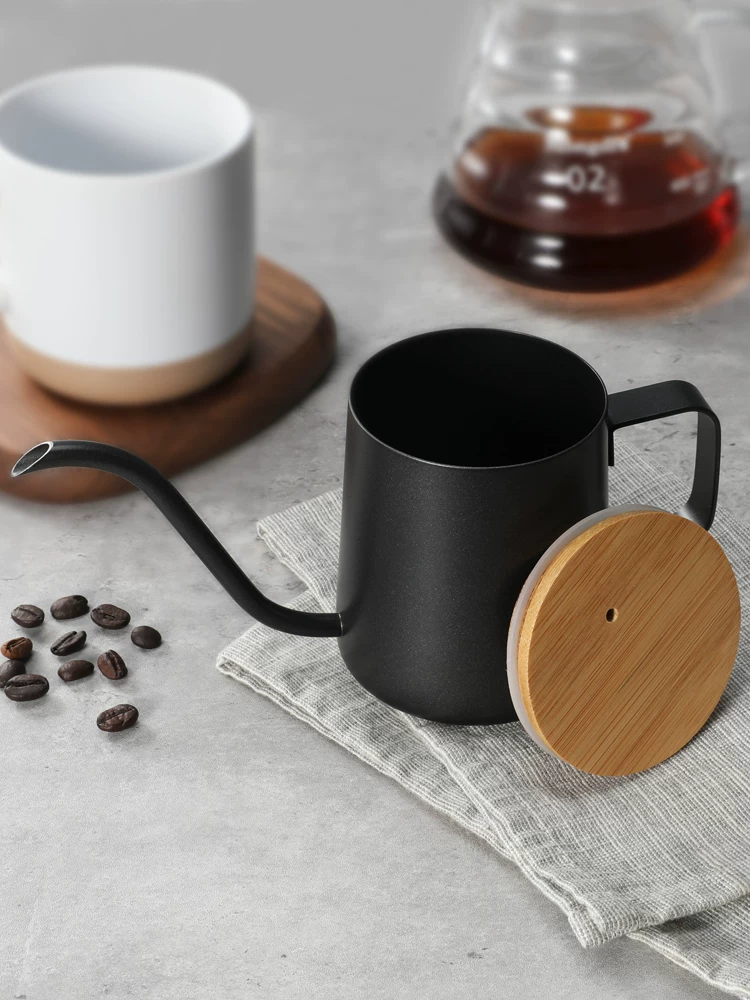 Bình pha cà phê Mongdio, bình pha cà phê kiểu nhỏ giọt, ấm pha cà phê, ấm pha cà phê bằng thép không gỉ, ấm cổ ngỗng