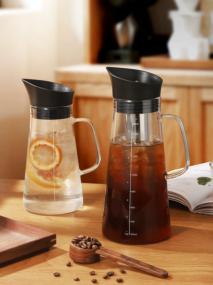 Bình pha cà phê lạnh Mongdio dung tích lớn, bình giữ lạnh pha cà phê lạnh, bình pha cà phê lạnh bằng thủy tinh, bình pha cà phê lạnh bằng phương pháp nhỏ giọt đá