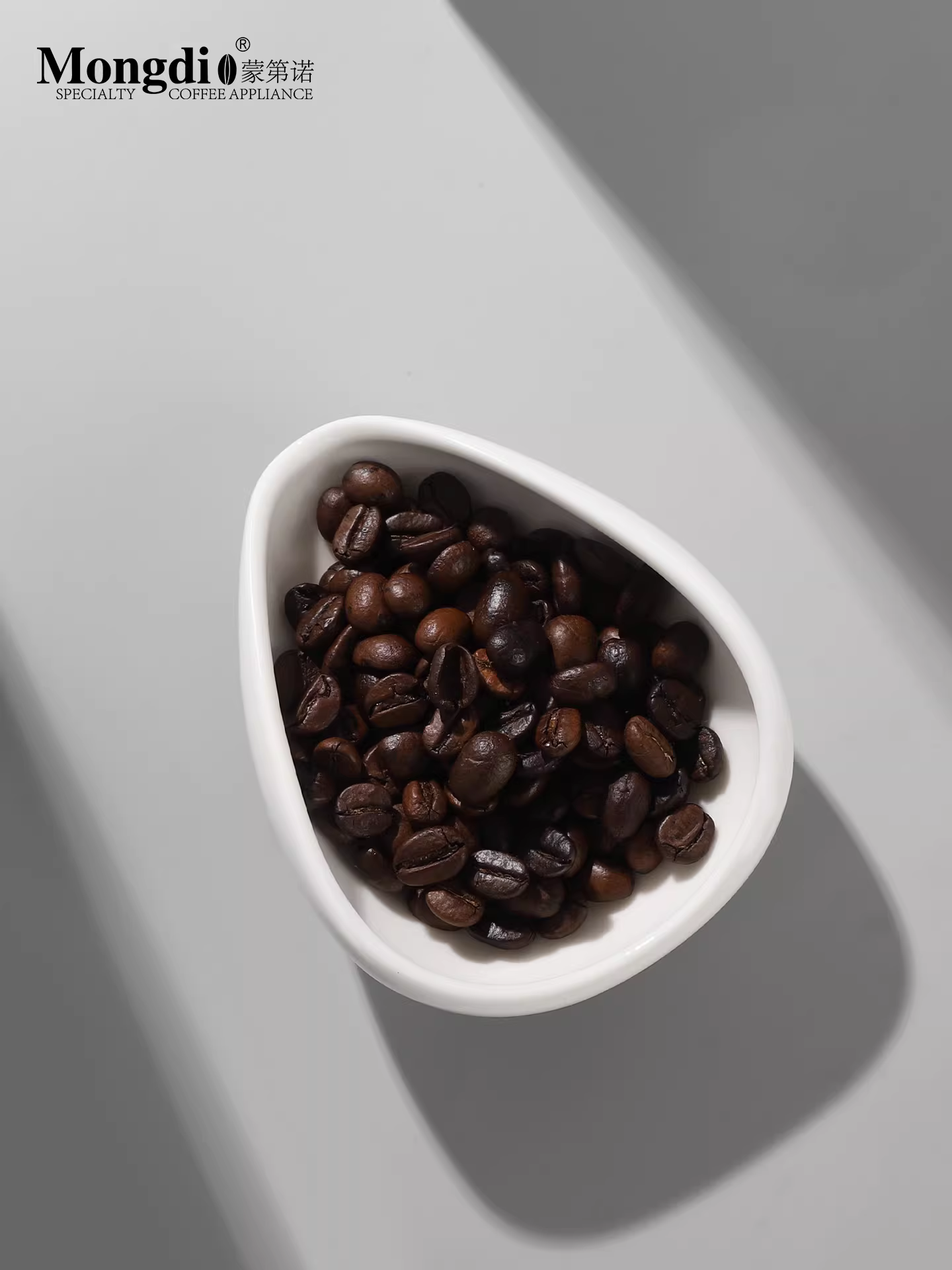 Khay cân hạt cà phê Mongdio, đĩa đựng hạt cà phê, bát cân cà phê pha thủ công, hộp đựng hạt cà phê bằng gốm mini, cốc đo lường