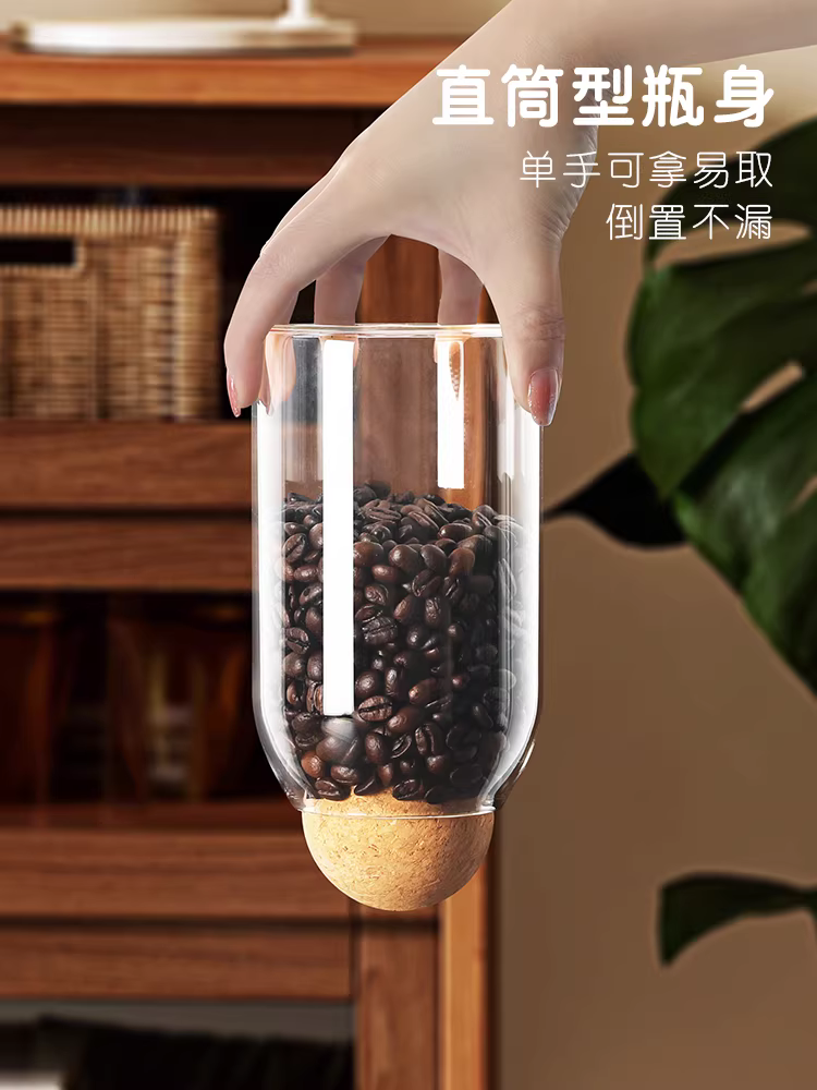 Hũ đựng cà phê Mongdio, hũ thủy tinh đựng bột cà phê đặc biệt, hũ trà, chai trưng bày bảo quản