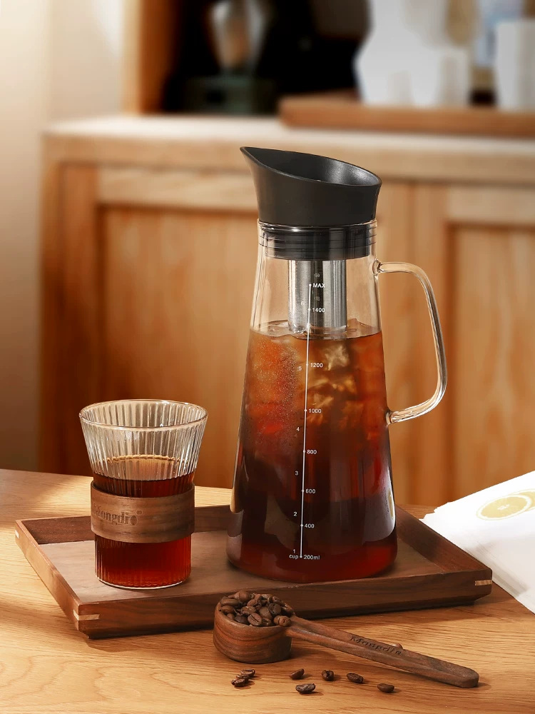 Bình pha cà phê lạnh Mongdio dung tích lớn, bình giữ lạnh pha cà phê lạnh, bình pha cà phê lạnh bằng thủy tinh, bình pha cà phê lạnh bằng phương pháp nhỏ giọt đá