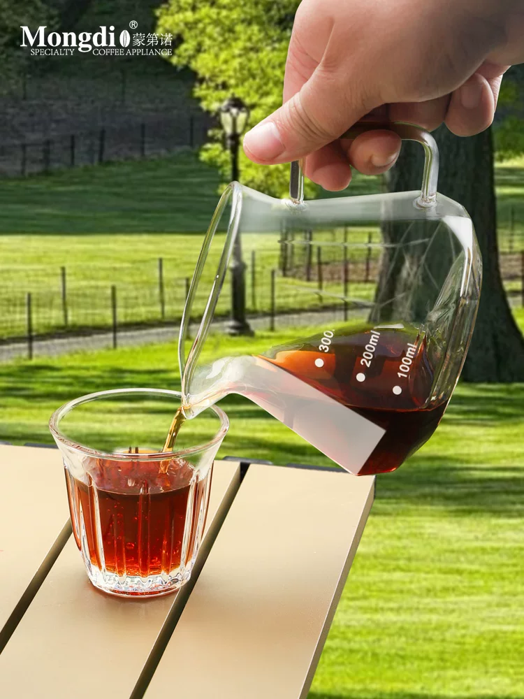 Bộ ấm pha cà phê thủ công Mongdio, thiết bị pha cà phê ngoài trời, thiết bị pha cà phê du lịch cầm tay