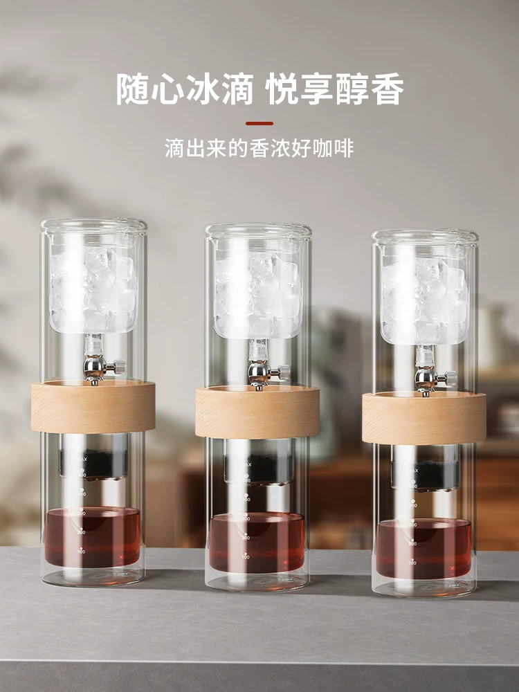 Bình pha cà phê đá Mongdio, bình pha cà phê lạnh, bình lọc cà phê dung tích lớn, bình lọc cà phê bằng kính, bình pha cà phê đá