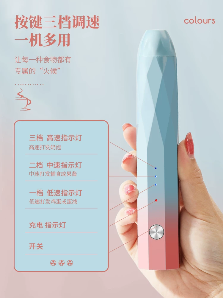 Máy tạo bọt sữa Mongdio, máy tạo bọt cà phê, máy đánh sữa điện, máy đánh sữa cầm tay