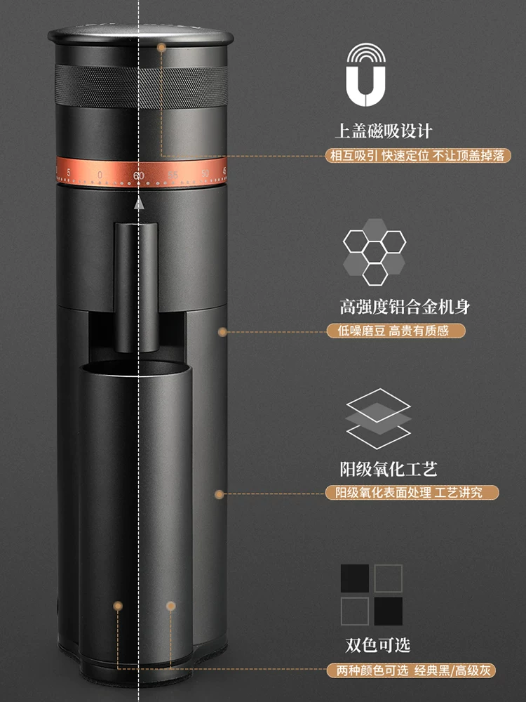 Máy xay đậu bằng điện, máy xay hạt cà phê espresso, máy xay cầm tay hoàn toàn tự động, máy xay cà phê thủ công tại nhà