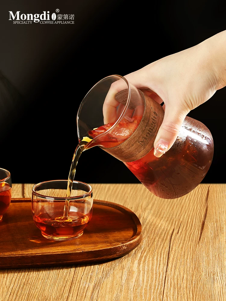 Bộ pha cà phê thủ công tại nhà, ấm pha cà phê, cốc lọc, cốc chia sẻ cà phê lạnh, ấm pha cà phê kiểu Mongdio