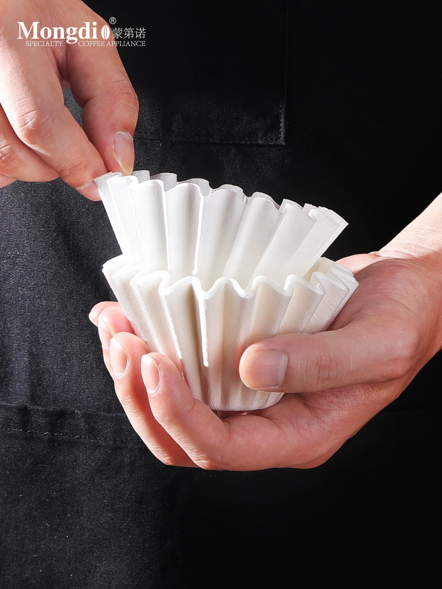 Giấy lọc cà phê Mongdio giấy lọc hình bánh giấy lọc hình bát giấy lọc cà phê pha bằng tay giấy lọc nhỏ giọt V60 giấy lọc cà phê