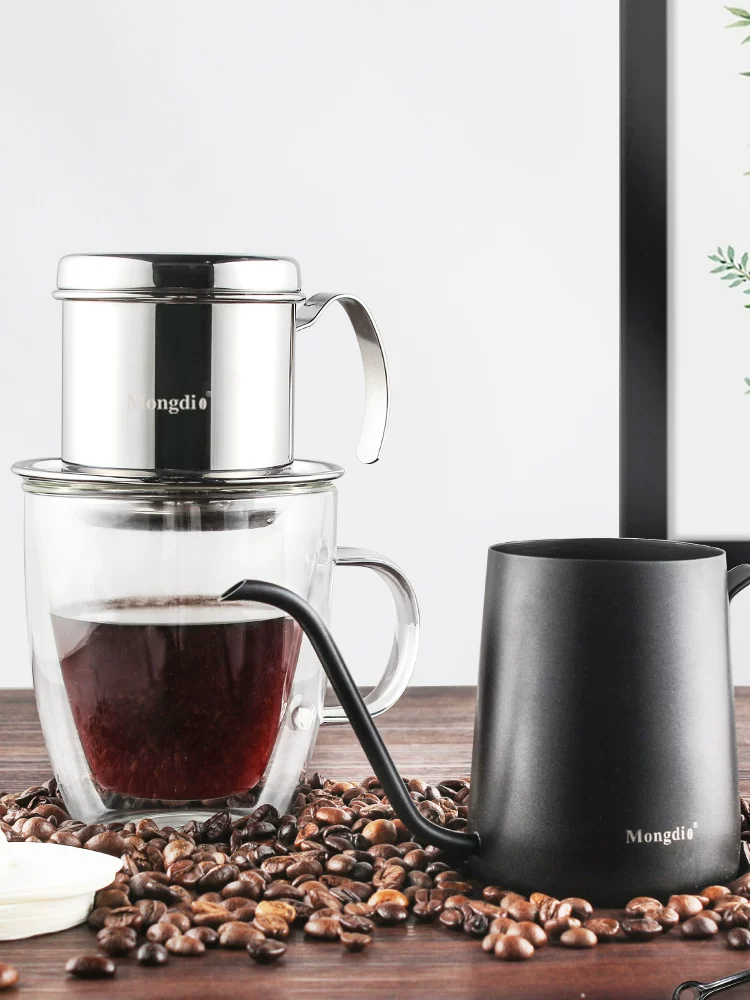 Bộ pha cà phê thủ công Mongdio, bộ lọc cà phê, dụng cụ pha cà phê nhỏ giọt