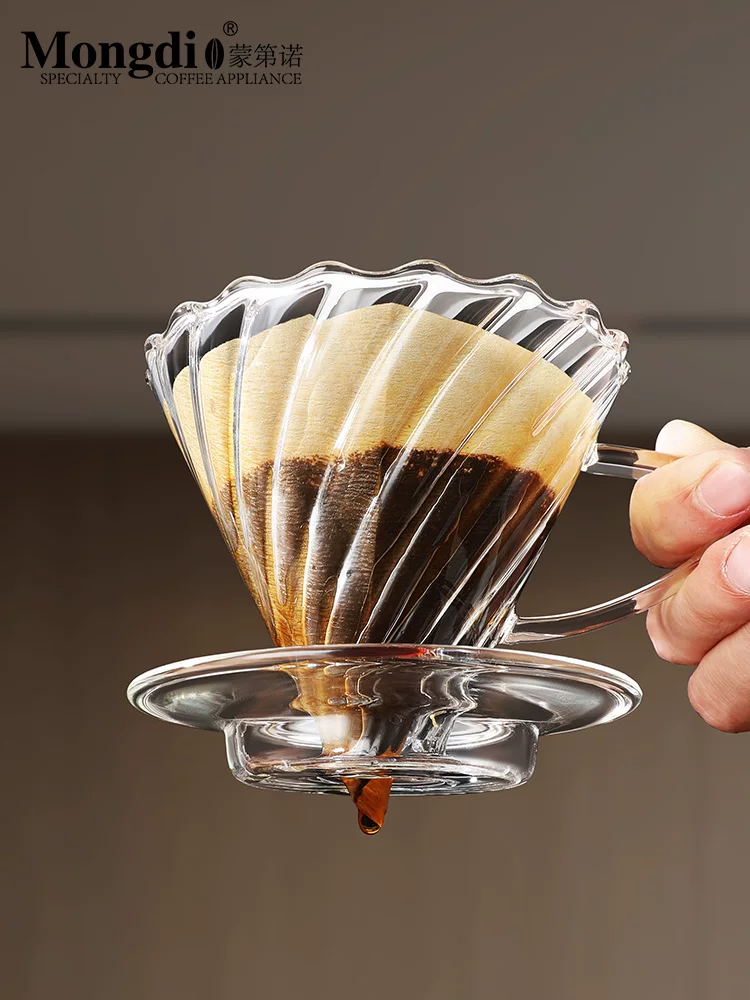 Bộ pha cà phê Pour-over Mongdio, máy xay cà phê bằng tay, ấm pha cà phê Pour-over, dụng cụ pha cà phê, cốc lọc cà phê, ấm pha cà phê Pour-over