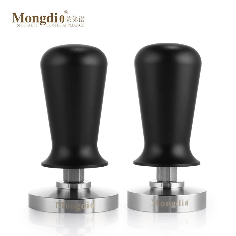 Máy ép cà phê Mongdio bằng thép không gỉ, dụng cụ ép bột cà phê, phân phối bột cà phê 51/58mm