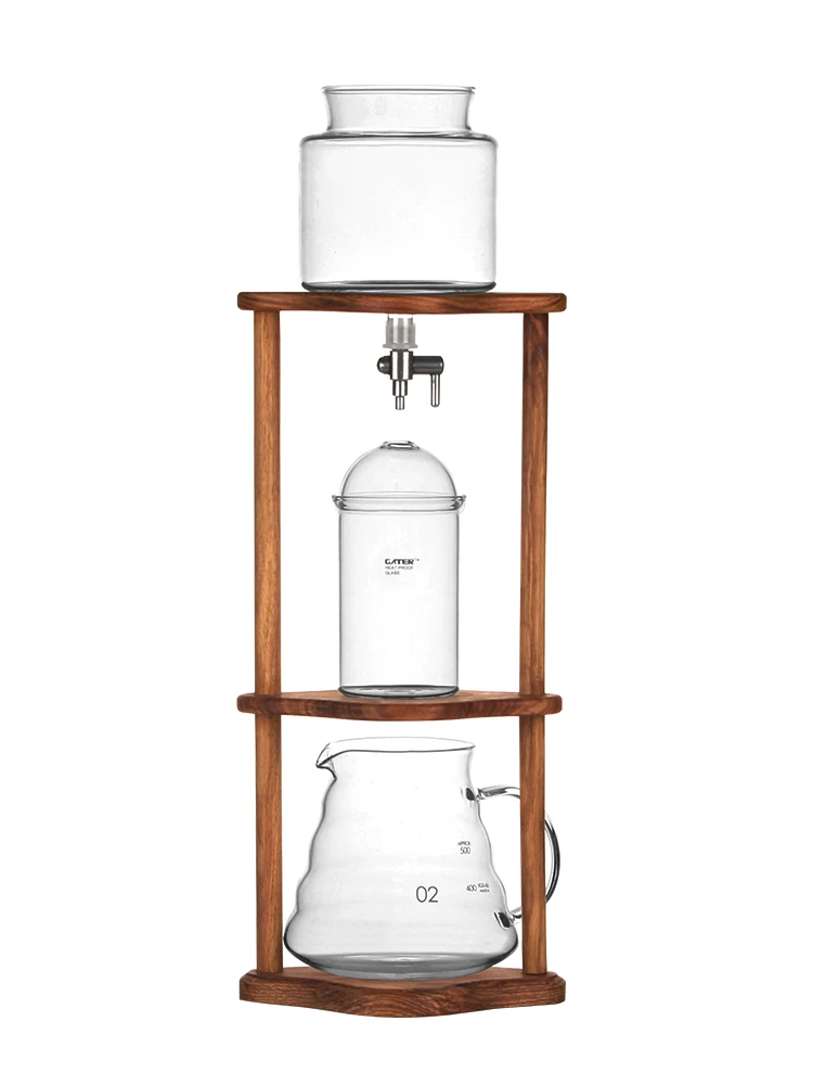 Máy pha cà phê nhỏ giọt Mongdio tại nhà, bộ pha cà phê lạnh thủ công, máy pha cà phê lạnh kiểu nhỏ giọt, dụng cụ pha cà phê