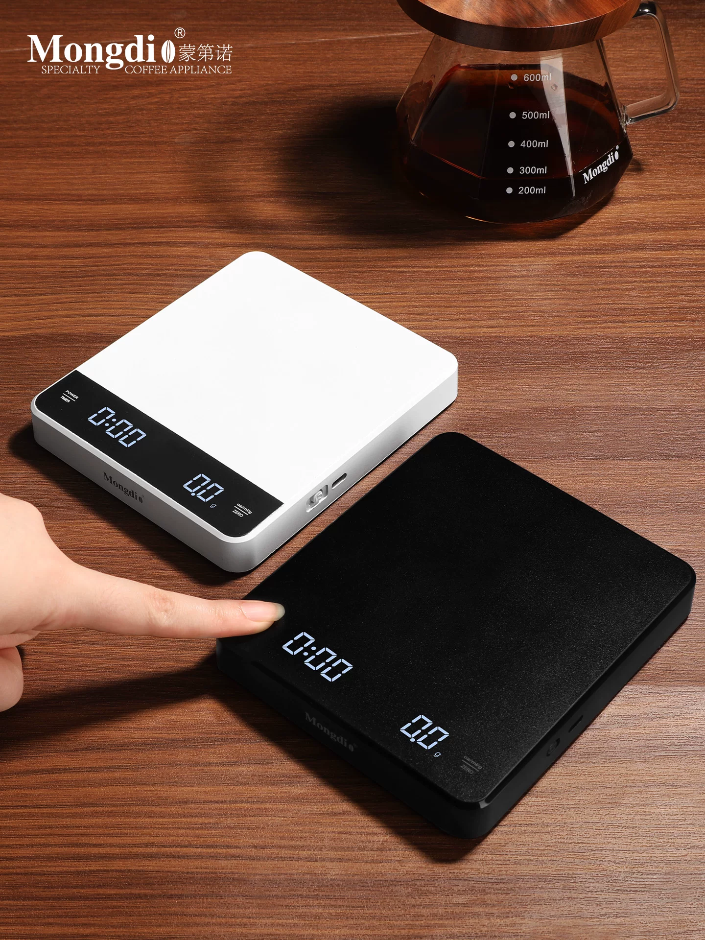 Cân điện tử cà phê Mongdio, cân cà phê, cân điện tử đặc biệt dành cho cà phê pha thủ công của Ý, thiết bị cân hạt cà phê
