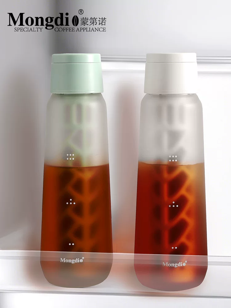 Bình pha cà phê lạnh Mongdio dung tích lớn, cốc pha cà phê lạnh bằng thủy tinh, bình pha cà phê lạnh, bình giữ đá pha cà phê lạnh
