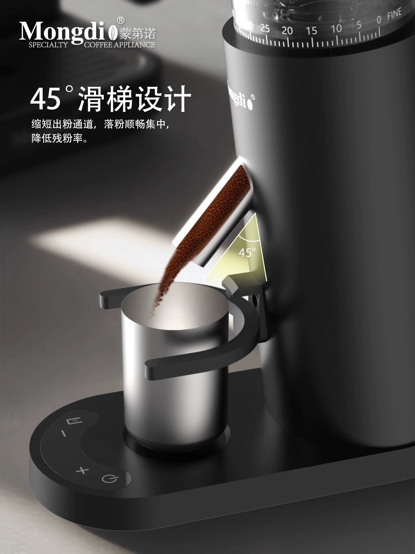 Máy xay cà phê điện Mongdio pha cà phê espresso thủ công chuyên nghiệp máy xay cà phê tự động thiết bị pha cà phê