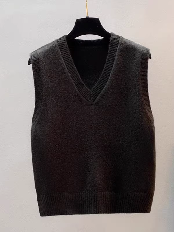 Hàng xuất khẩu giảm giá châu Âu, thanh lý quần áo nữ, áo gile, áo khoác, áo len dệt kim, áo khoác ngoài, áo gile rộng rãi, có mác cắt.