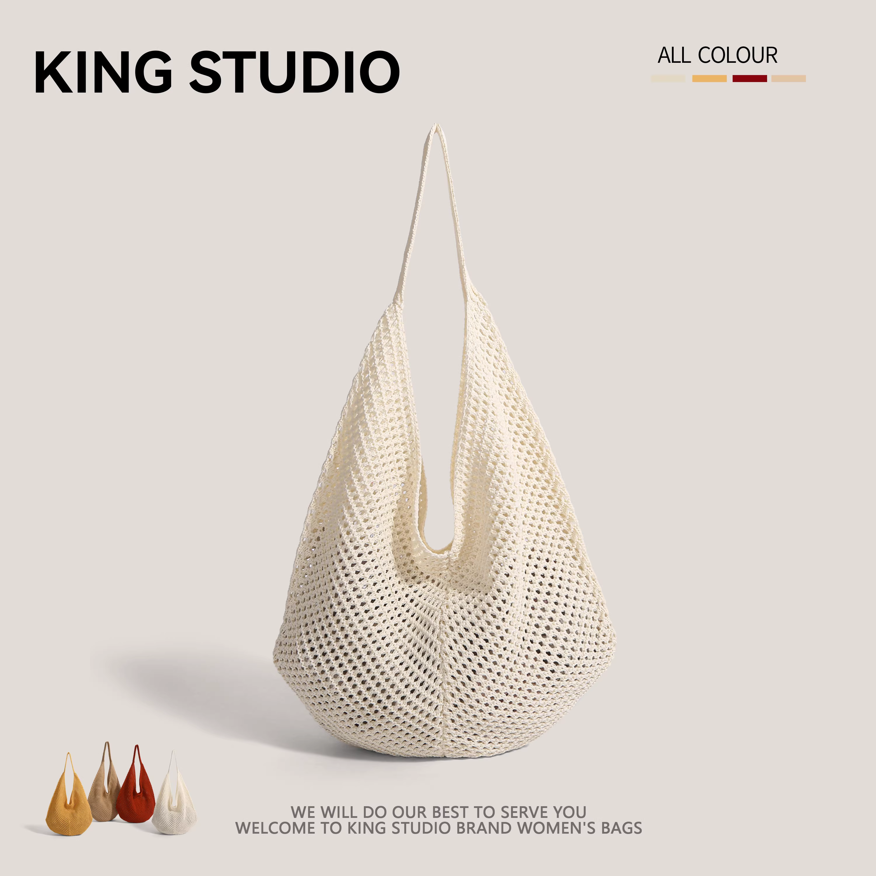 Túi đeo vai dệt cỡ lớn dành cho nữ, mẫu mới 2025, thời trang mùa hè, đi biển, dã ngoại, túi tote