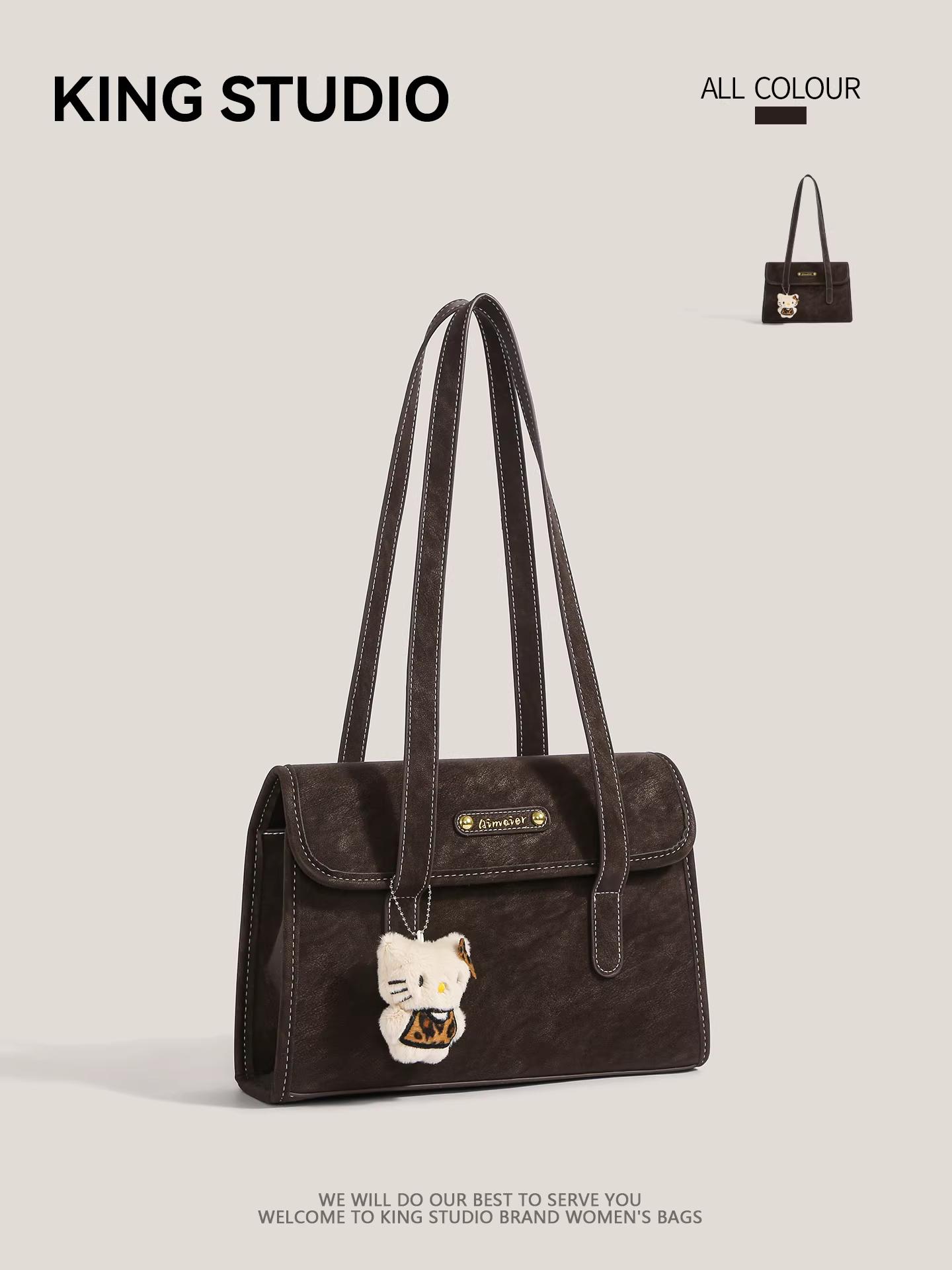 Túi đeo nách phong cách Hàn Quốc cổ điển dành cho nữ, mẫu mới thu đông 2025, chất liệu cao cấp, túi đeo vai đa năng, túi tote thời trang