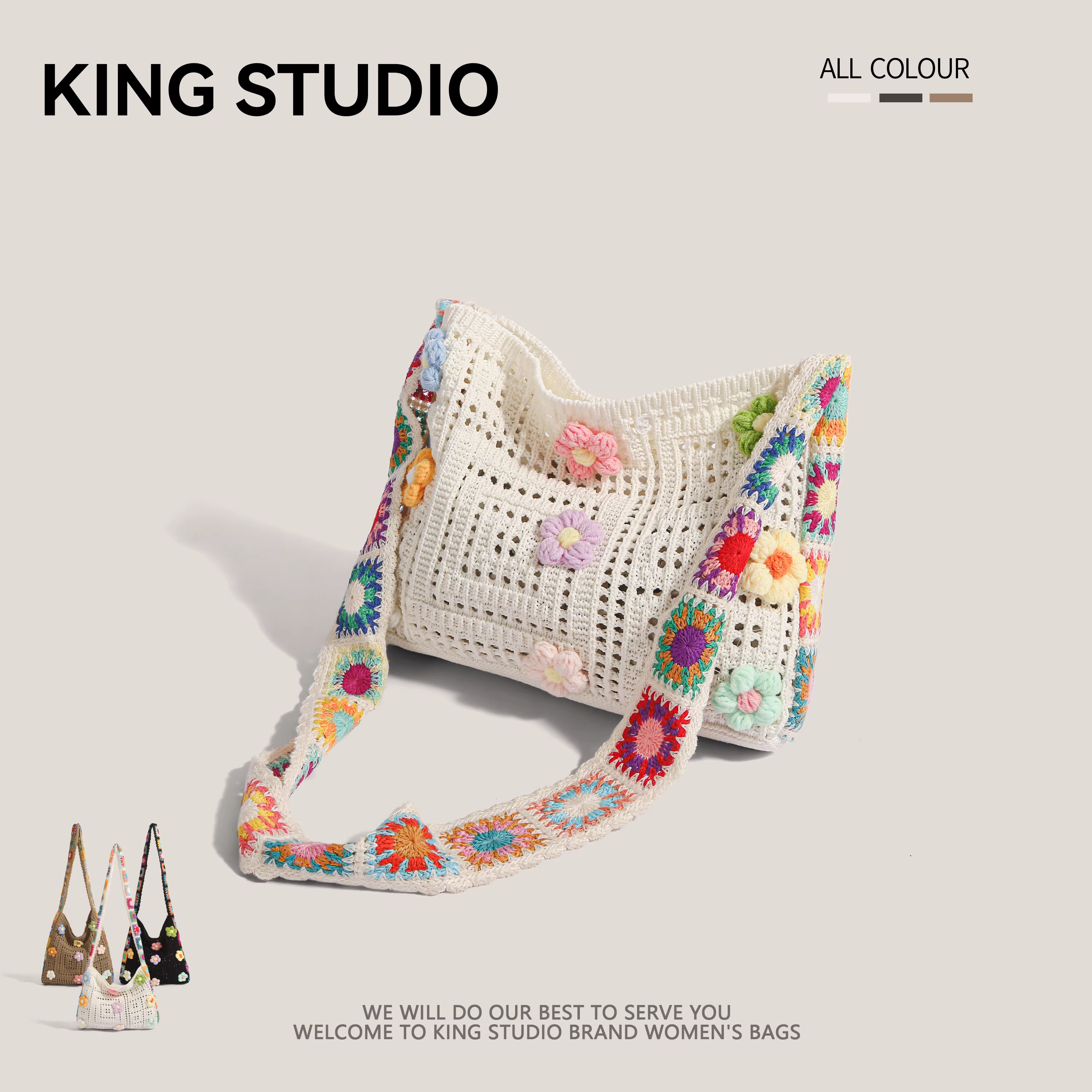 Túi xách nữ dệt hoa văn rỗng 2025, túi tote cỡ lớn, đi biển, du lịch, đeo vai, đeo chéo