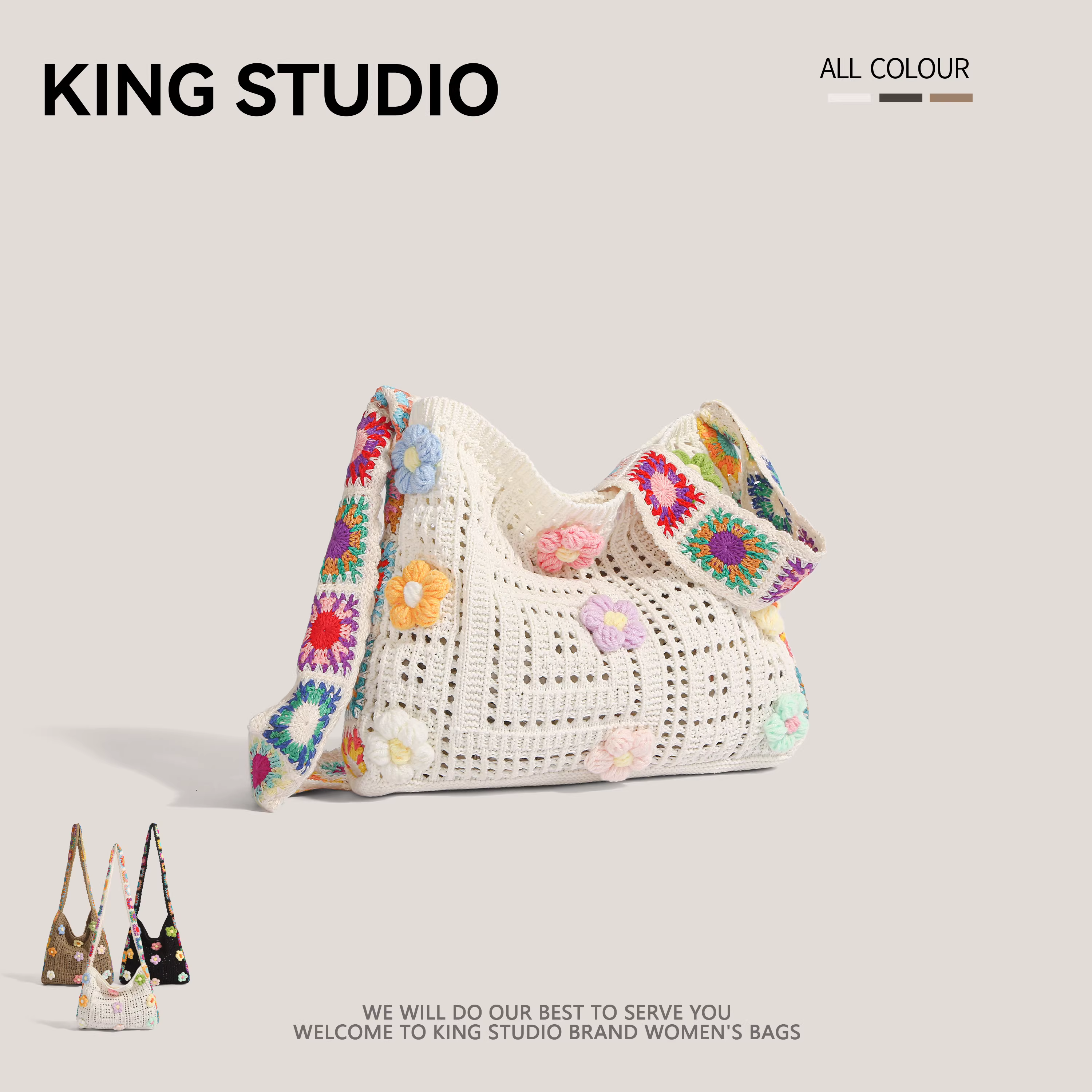 Túi xách nữ dệt hoa văn rỗng 2025, túi tote cỡ lớn, đi biển, du lịch, đeo vai, đeo chéo