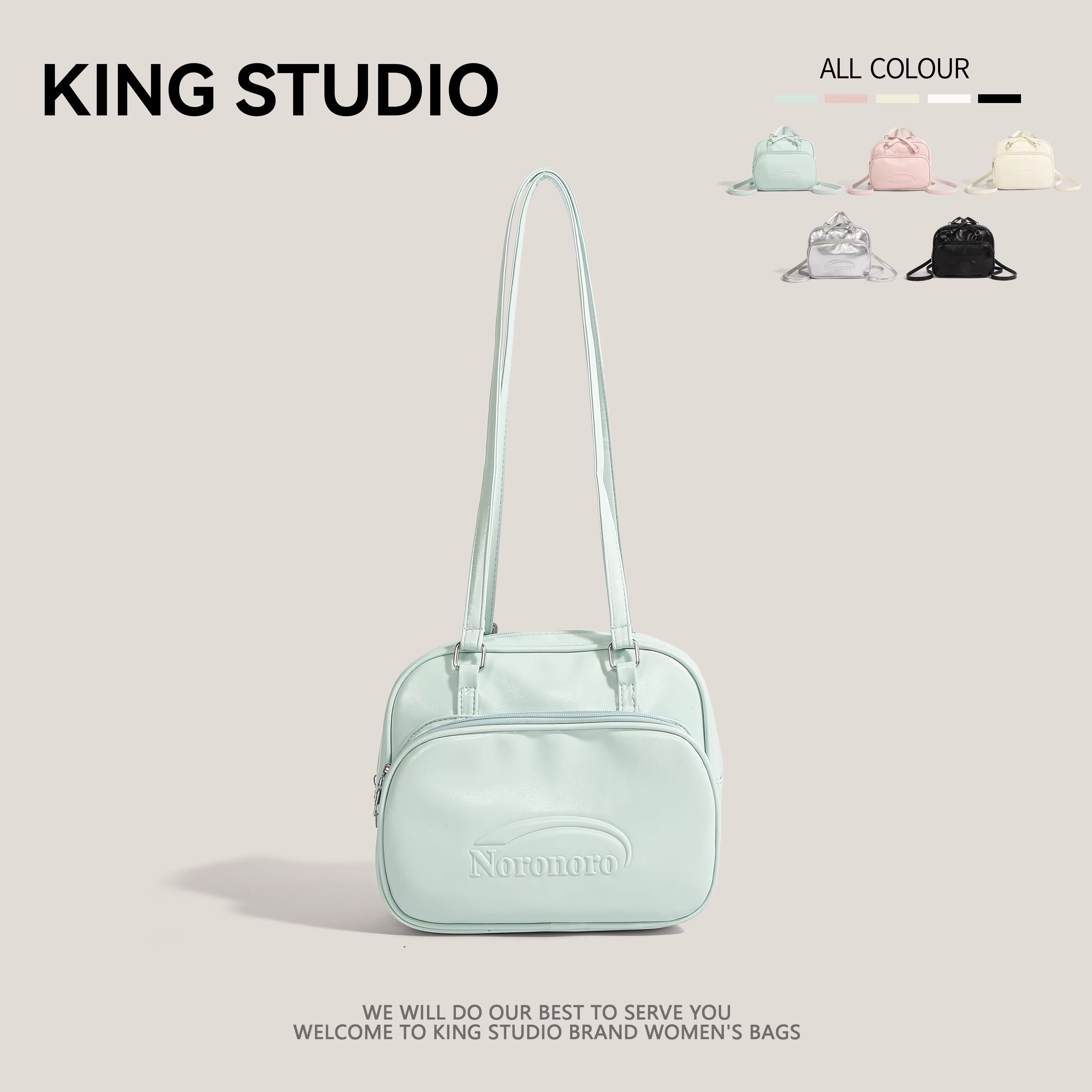 Ba lô phong cách học sinh dành cho nữ 2025, túi tote thời trang mới, túi đeo vai/chéo cỡ lớn, kiểu dáng giản dị