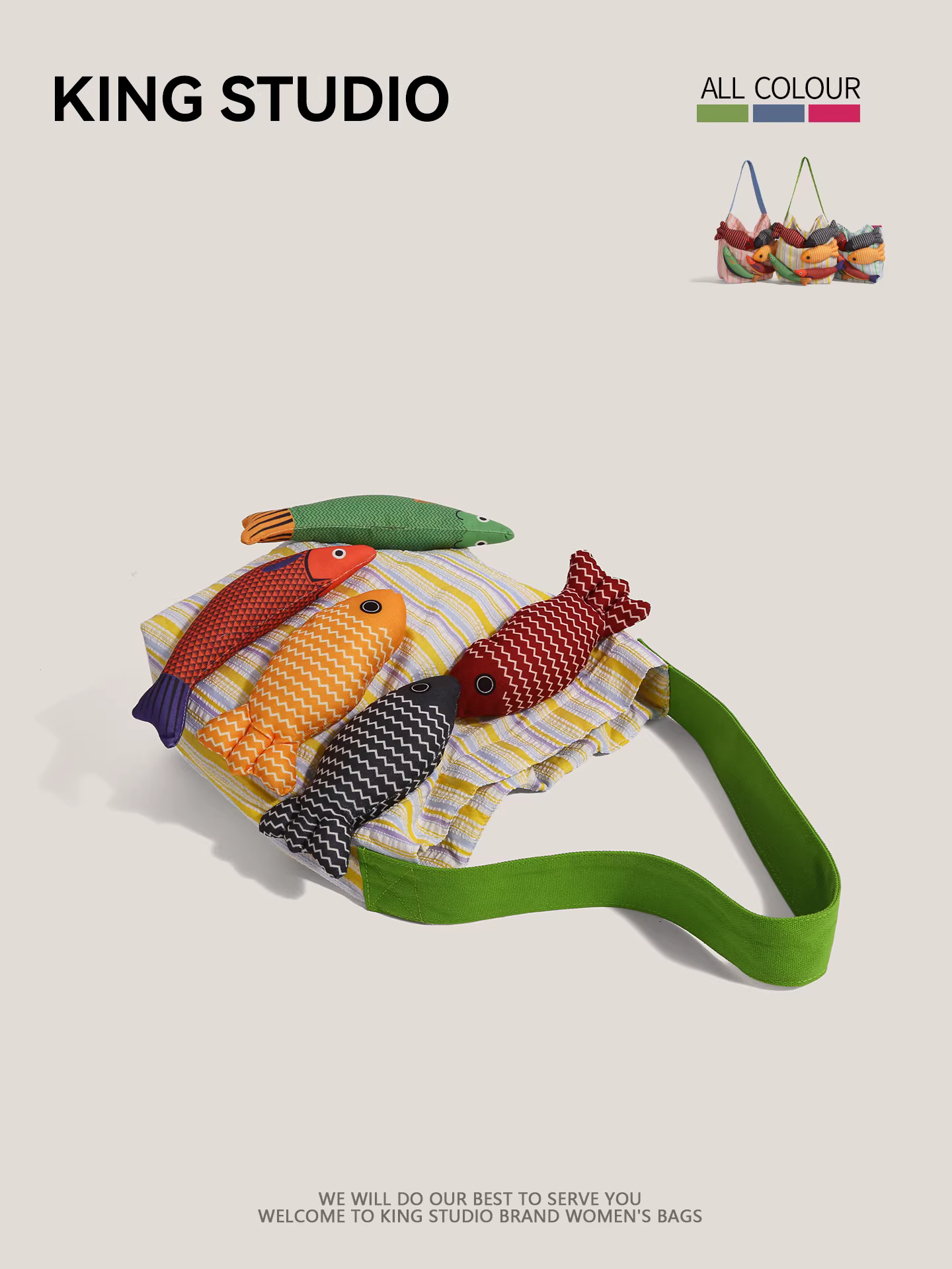 Túi vải bố phối màu Dopamine dành cho nữ, mẫu mới 2025, túi đeo vai thời trang đa năng, dung tích lớn