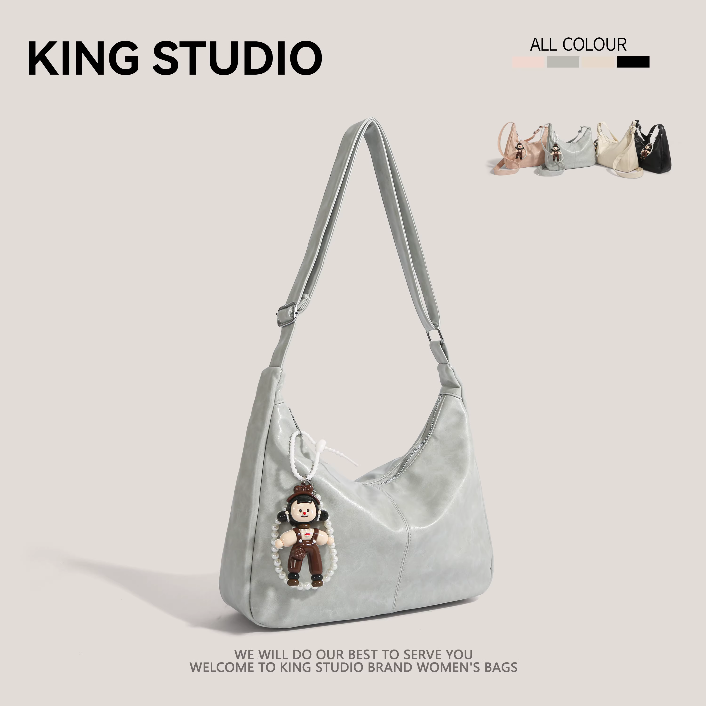 Túi xách nữ cao cấp chất liệu cao cấp, mẫu mới 2025, thời trang đa năng, hợp xu hướng, dùng cho đi học, đi làm, đeo vai, đeo chéo.