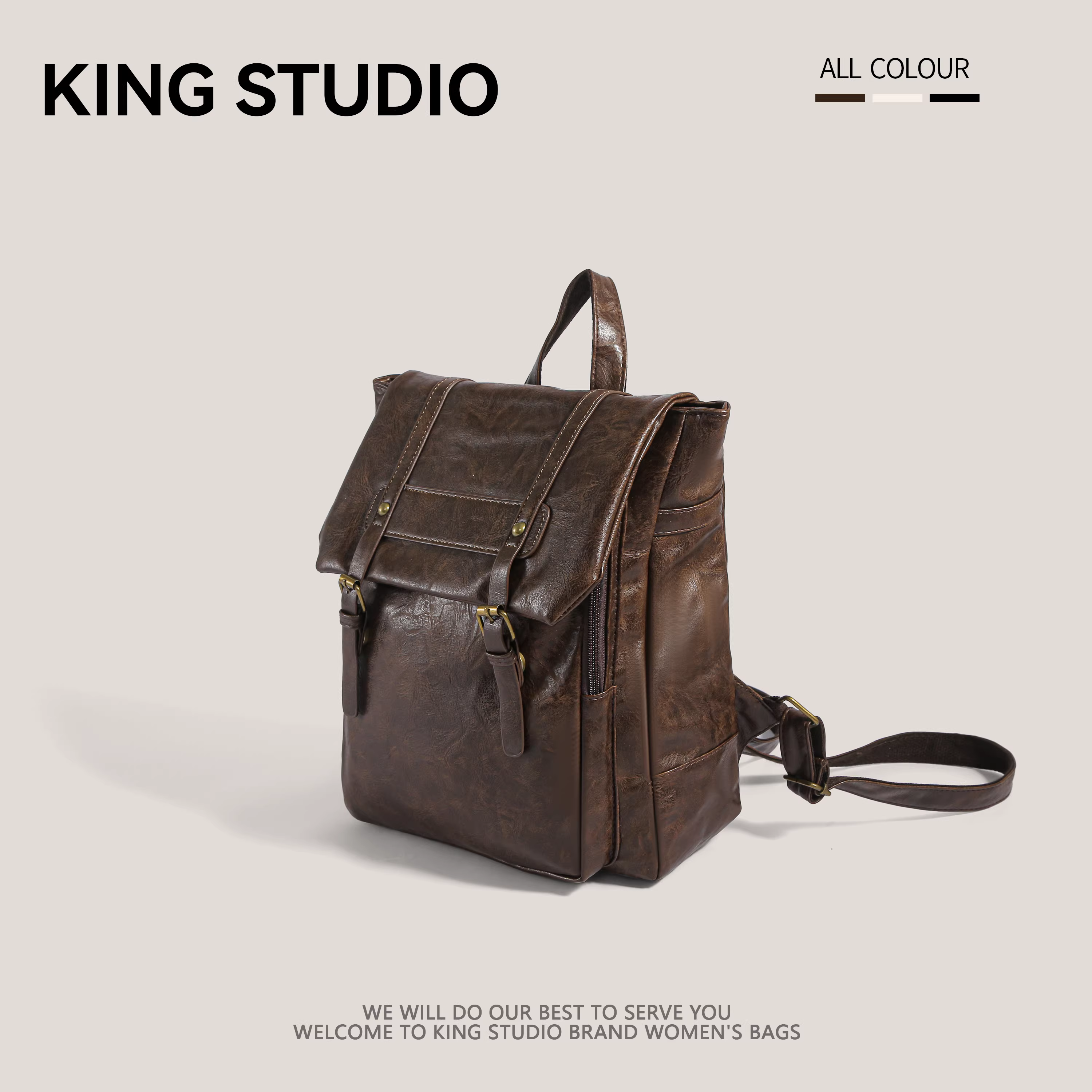 Ba lô retro nữ thời trang mới 2025 phong cách preppy, dung tích lớn, balo đi học, balo đi làm, túi tote