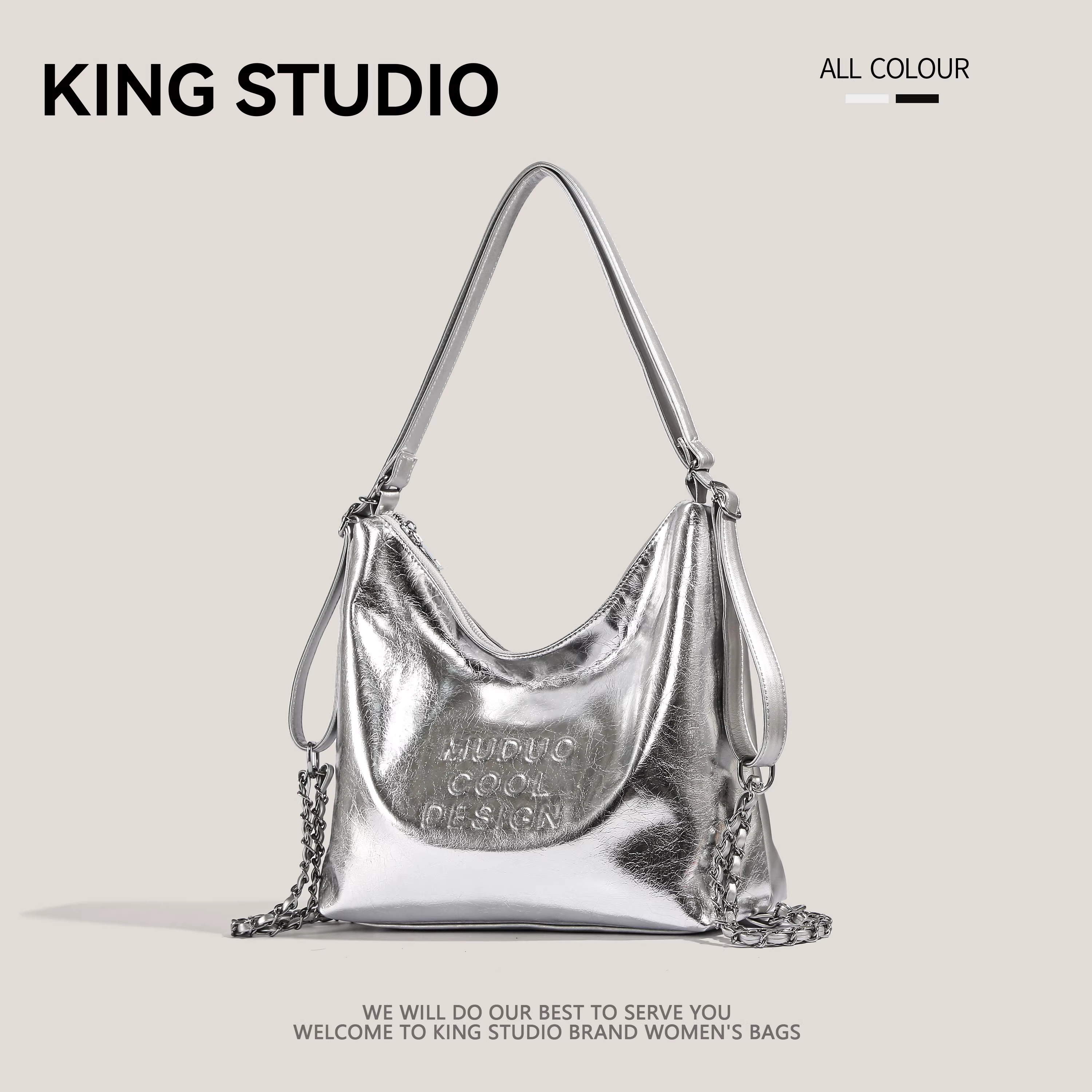 Ba lô nữ sinh thời trang mùa hè 2025, túi tote đi làm in chữ, dung tích lớn, kiểu dáng balo